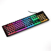 ARIZONE© MK 20 Mechanical Keyboard 104 Keys Green Axis Backlit Office E-sports Game Keyboard Wired USB Desktop Computer Notebook Universal